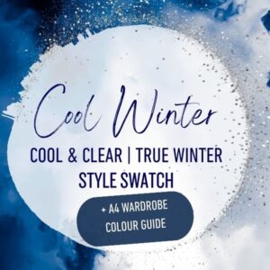 Style Swatch | Cool/True Winter | Cool & Clear + Wardrobe Colour Guide