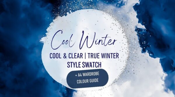 Style Swatch | Cool/True Winter | Cool & Clear + Wardrobe Colour Guide