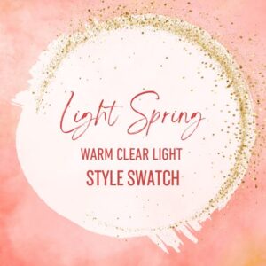 Style Swatch | Light Spring | Warm Clear Light